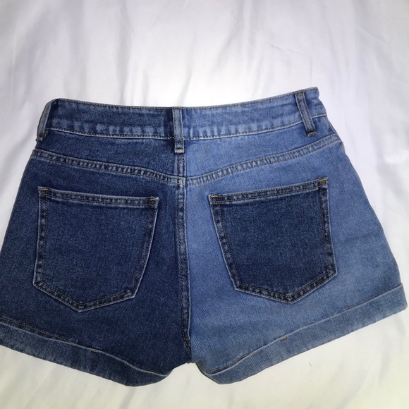 Light/Dark wash shorts - Picture 3 of 4